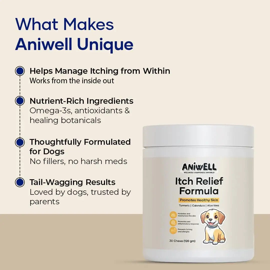 ANIWELL - Aniwell Itch Relief Chews for Dogs 30 Masticables 2 Pack - The Red Vitamin MX - Remedios Para La Picazón De Perros - {{ shop.shopifyCountryName }}