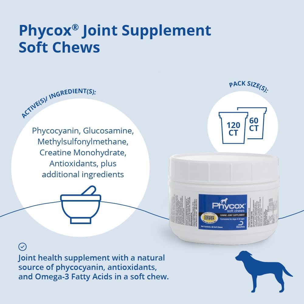 PhyCox Canine Joint Support 60 Masticables