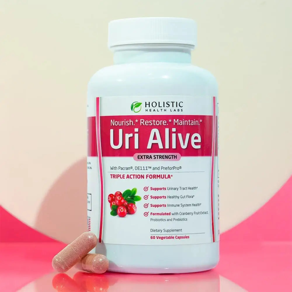 HOLISTIC HEALTH LABS - Holistic Health Labs Uri Alive Extra Strength Urinary Support 60 Capsulas - The Red Vitamin MX - Suplementos Alimenticios - {{ shop.shopifyCountryName }}