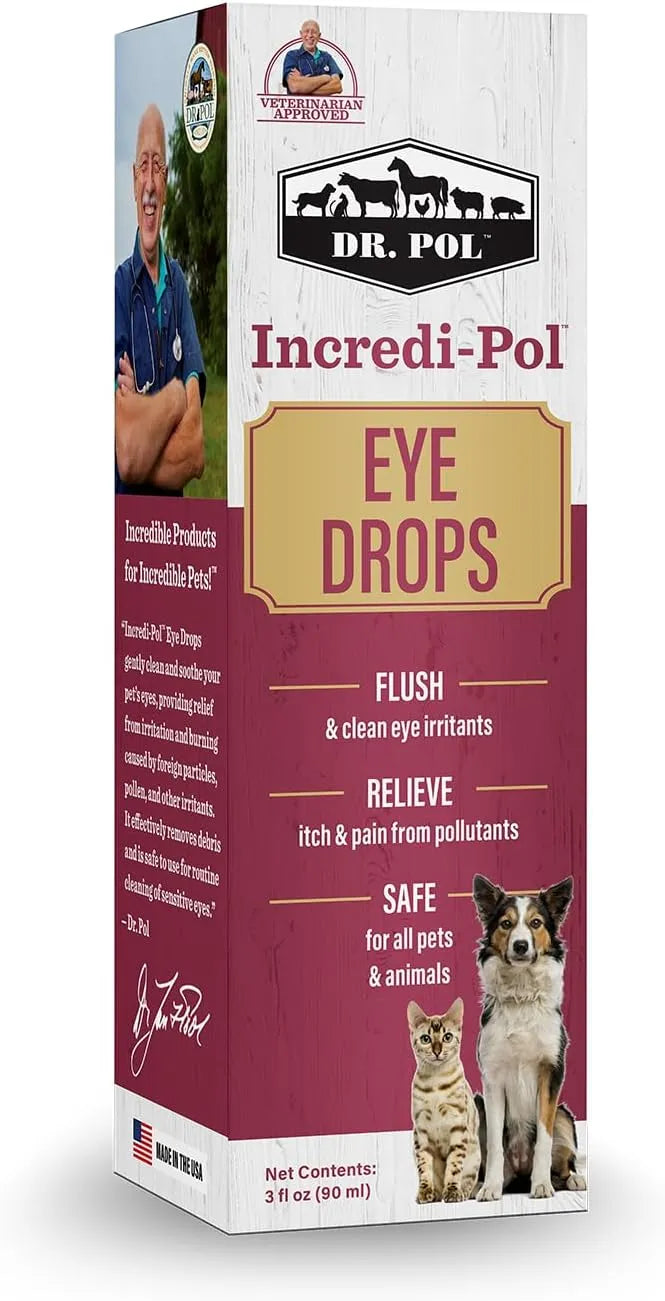 DR. POL - Dr. Pol Incredi-Pol Eye Drops for Dogs 3 Fl.Oz. - The Red Vitamin MX - Cuidado De Los Ojos De Los Perros - {{ shop.shopifyCountryName }}