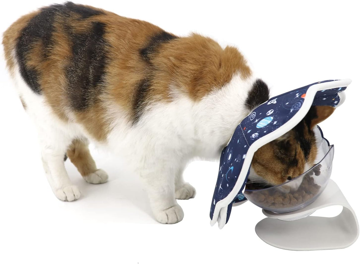QIYADIN Soft Cat Cone Adjustable Planet Pattern Medium
