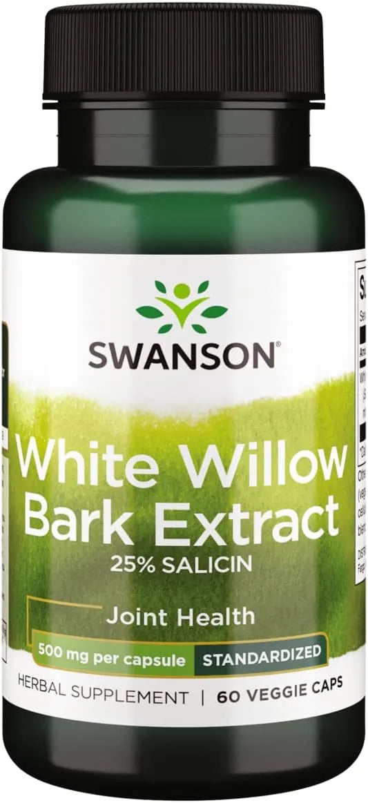 SWANSON - Swanson Maximum Strength White Willow Bark Extract 500Mg. 60 Capsulas - The Red Vitamin MX - Suplementos Alimenticios - {{ shop.shopifyCountryName }}