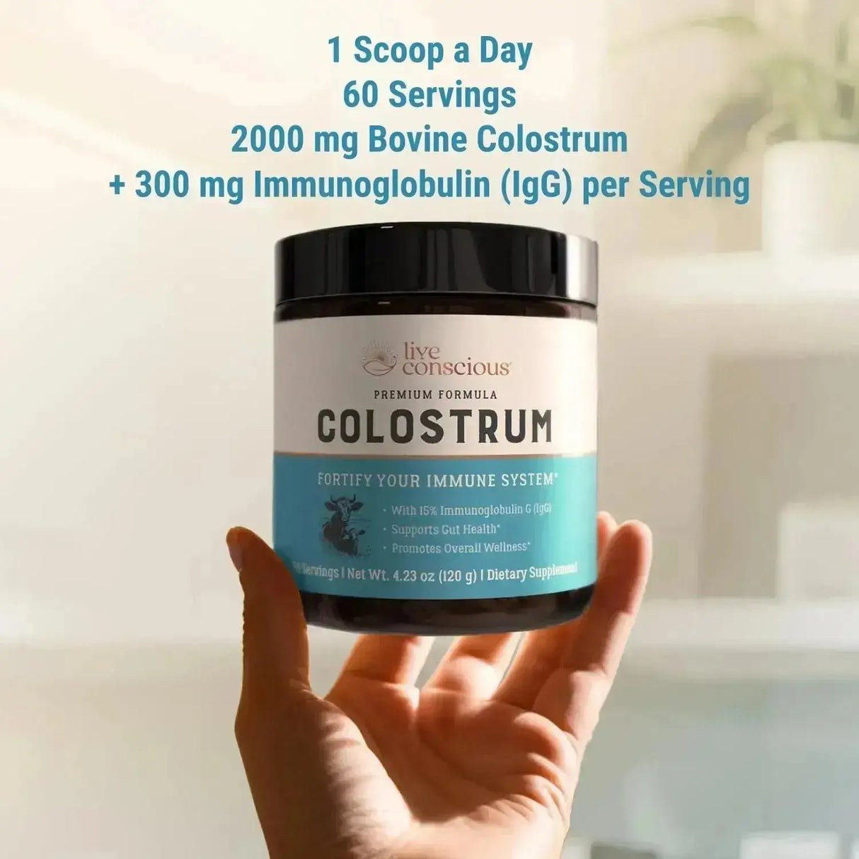 LIVE CONSCIOUS - Live Conscious Colostrum Powder 60 Servicios 120Gr. - The Red Vitamin MX - Suplementos Alimenticios - {{ shop.shopifyCountryName }}