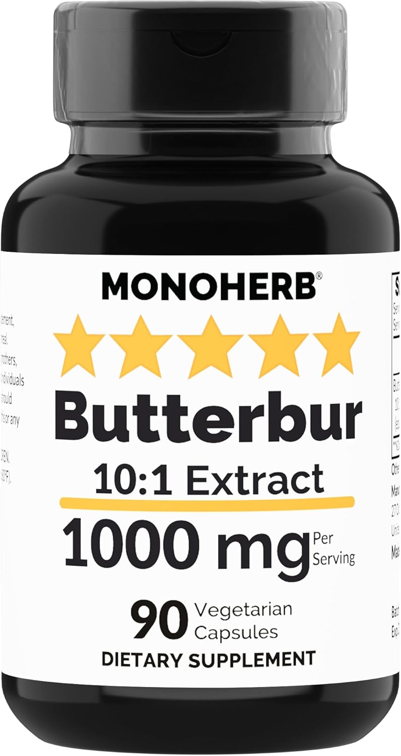 MONOHERB Butterbur Extract 1000Mg. 90 Capsulas