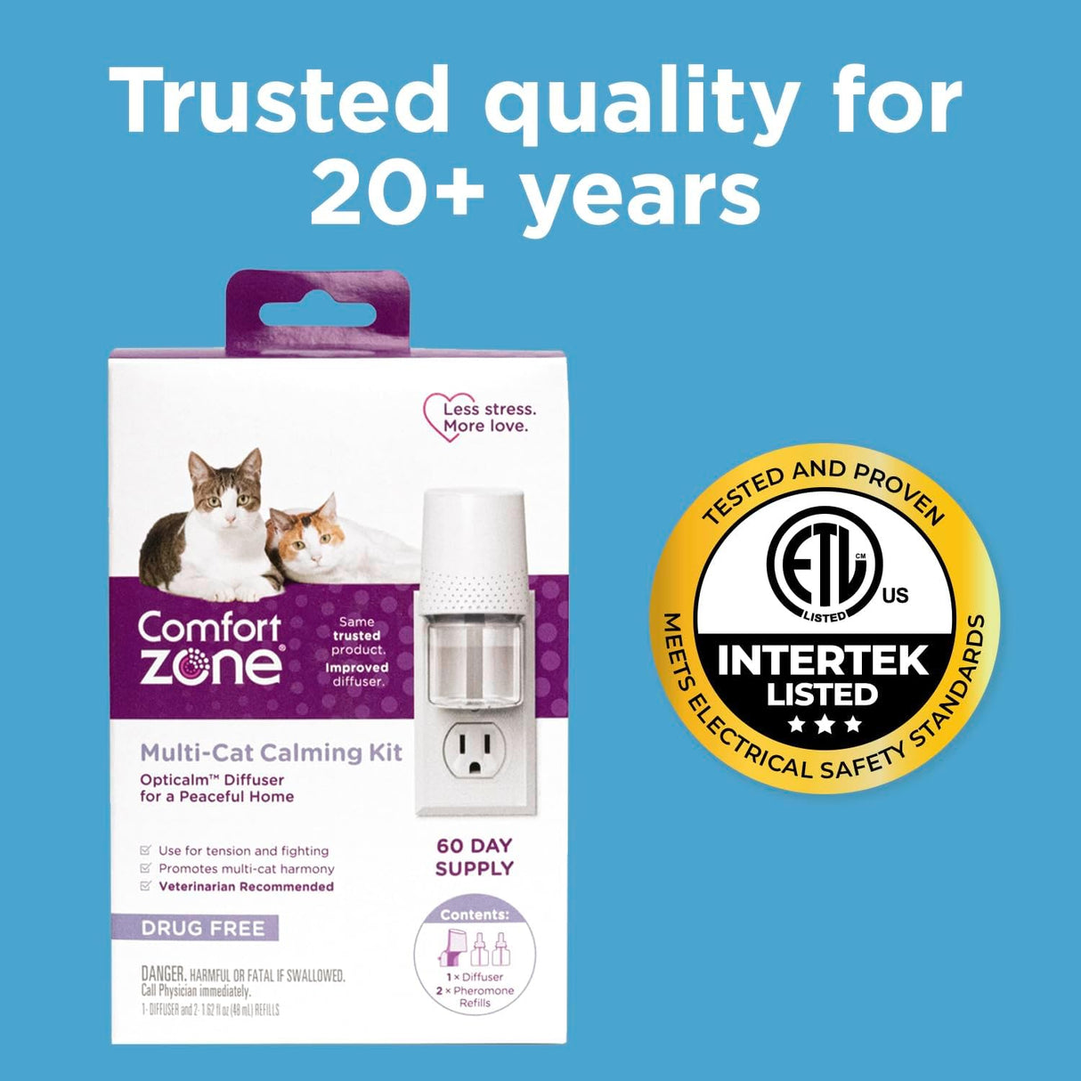 COMFORT ZONE MultiCat Diffuser Refills 3 Pack