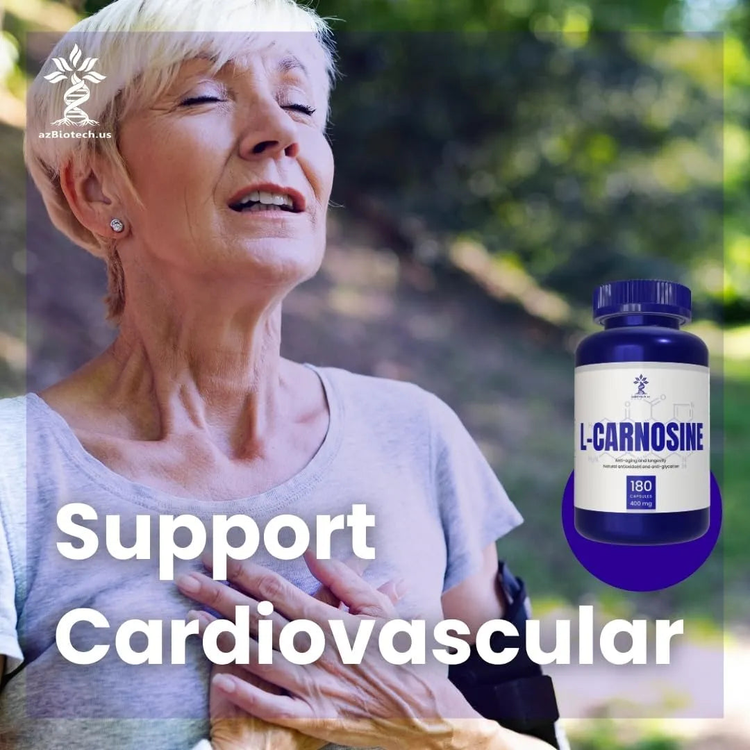 AZ BIOTECH - AZ BIOTECH L-Carnosine 400Mg. 180 Capsulas - The Red Vitamin MX - Suplementos Alimenticios - {{ shop.shopifyCountryName }}