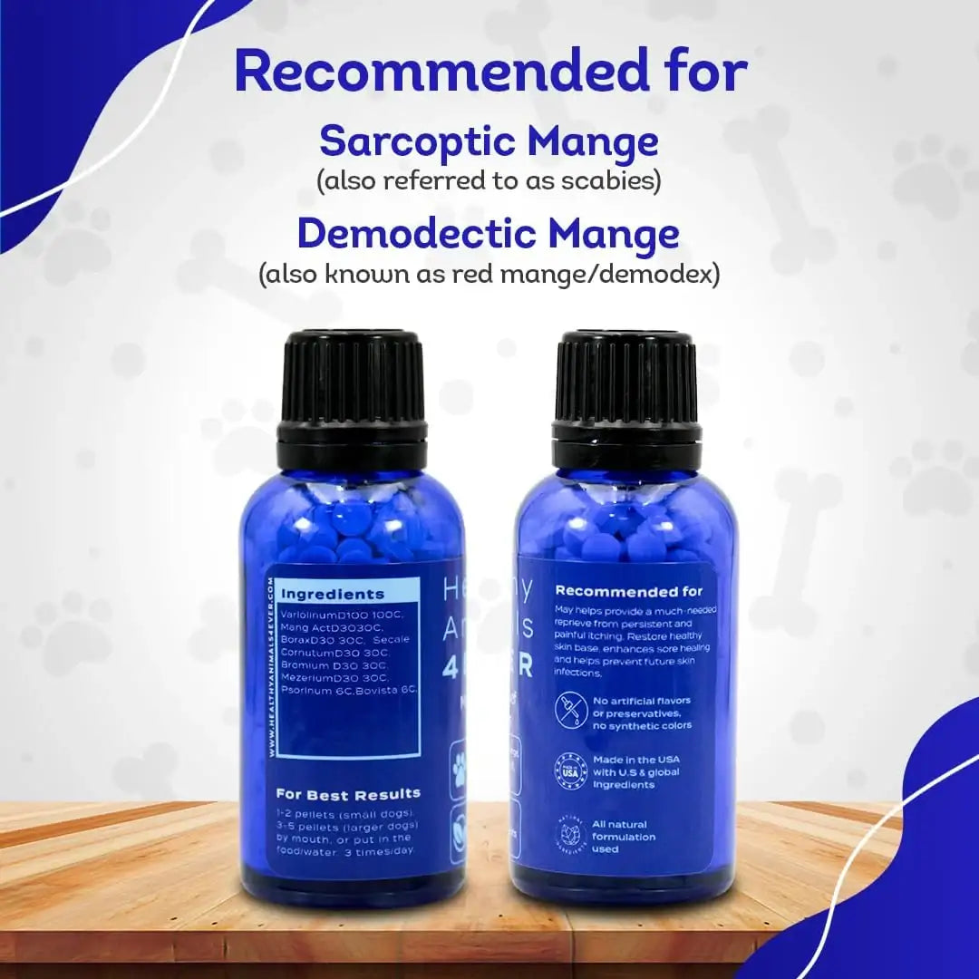 HEALTHYANIMALS4EVER - HealthyAnimals4Ever Mange Relief for Dogs 300 Tabletas - The Red Vitamin MX - Remedios Para La Picazón De Perros - {{ shop.shopifyCountryName }}
