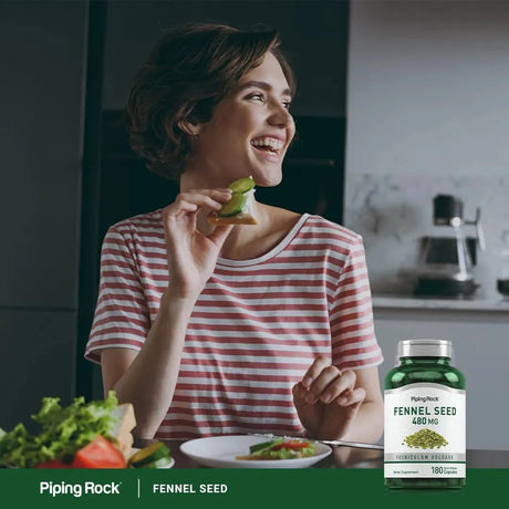 PIPING ROCK - Piping Rock Fennel Seed 480Mg. 180 Capsulas - The Red Vitamin MX - Suplementos Alimenticios - {{ shop.shopifyCountryName }}
