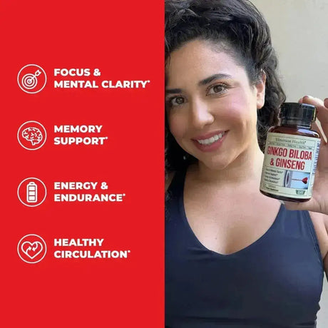 VIMERSON HEALTH - Vimerson Health Ginseng + Ginkgo Biloba 60 Capsulas - The Red Vitamin MX - Suplementos Alimenticios - {{ shop.shopifyCountryName }}