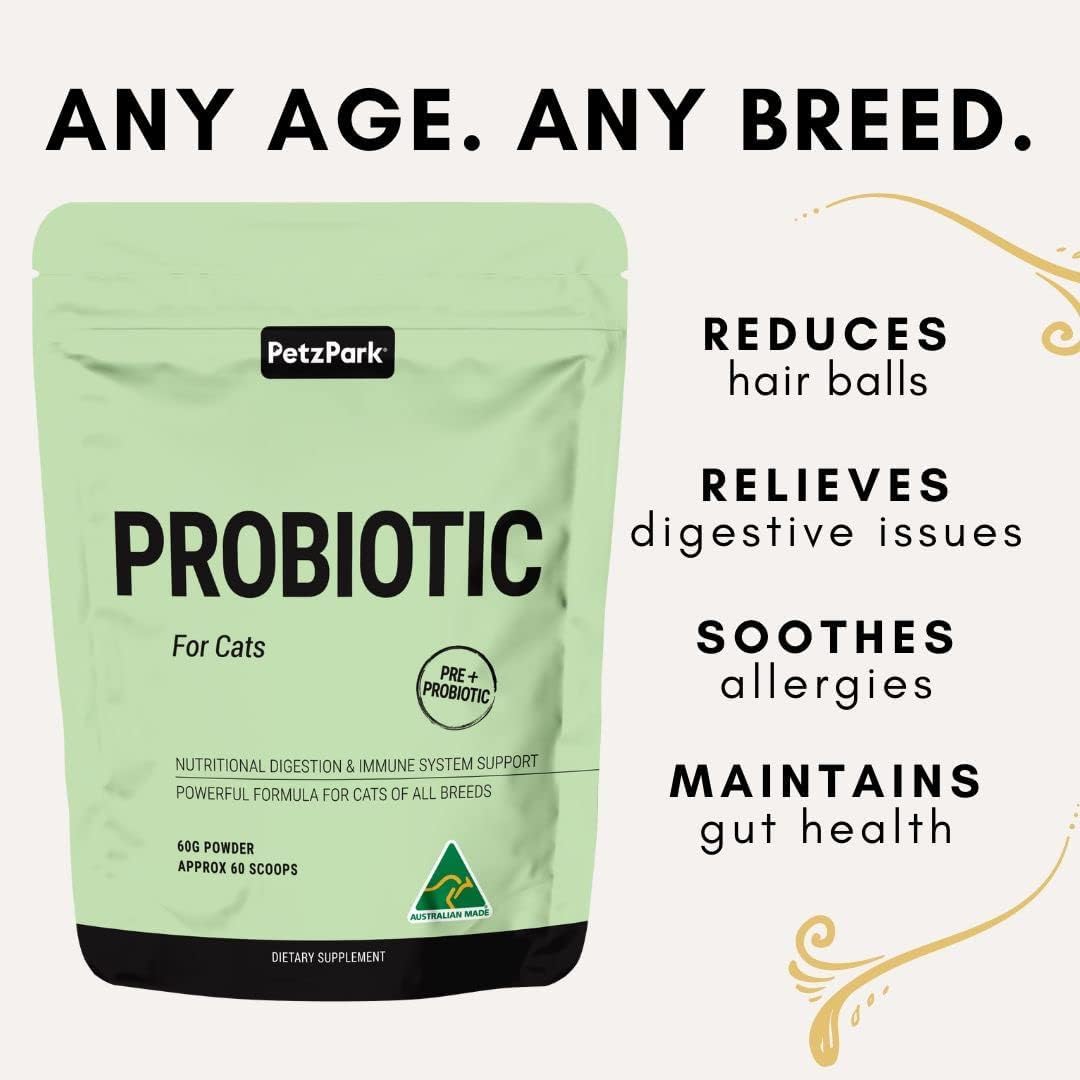 Petz Park Probiotic for Cats & Kittens 60 Servicios 60Gr.