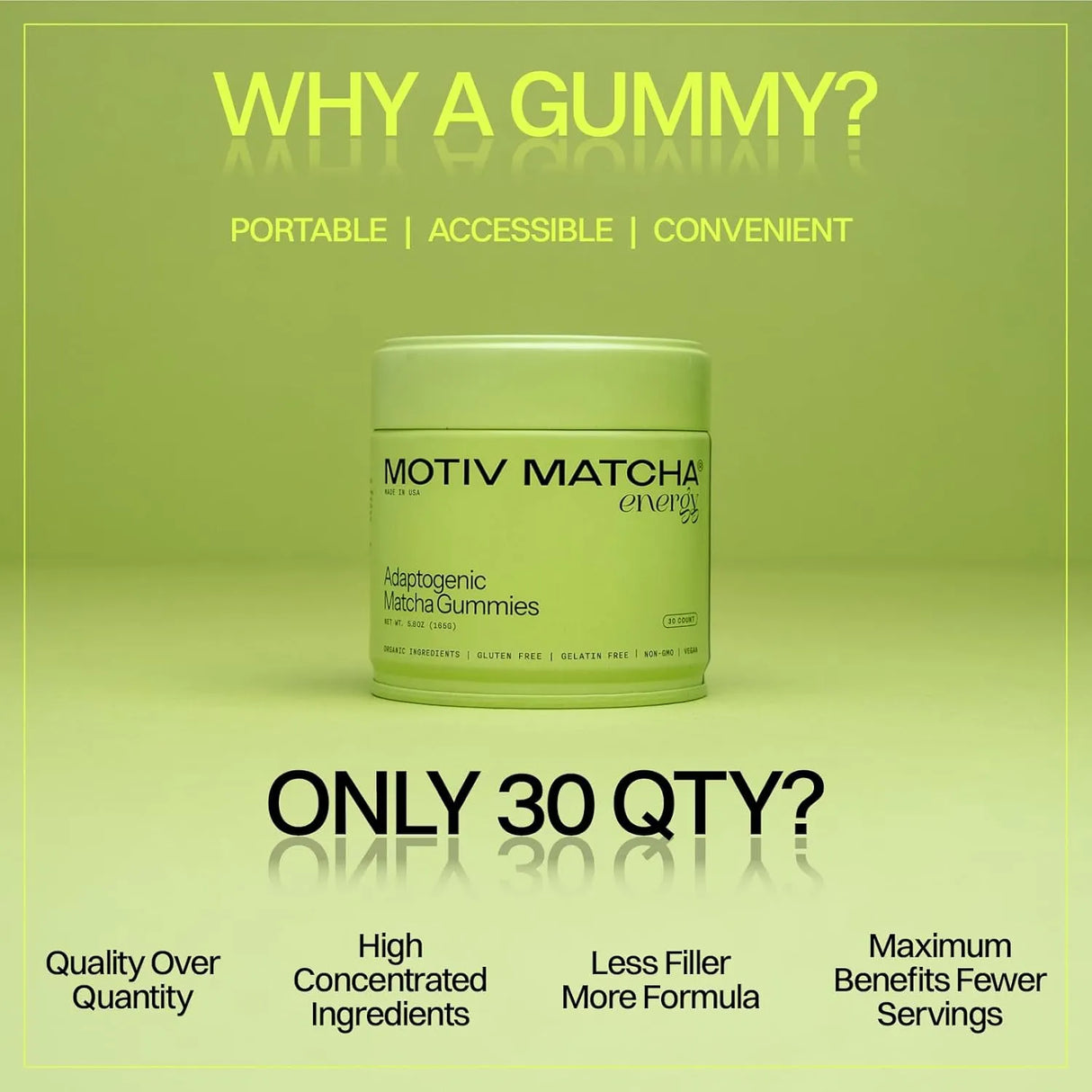 MOTIV MATCHA - Motiv Matcha Gummies 30 Gomitas - The Red Vitamin MX - Suplementos Alimenticios - {{ shop.shopifyCountryName }}