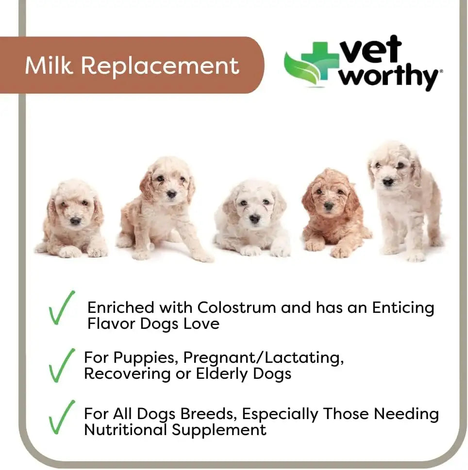 VET WORTHY - Vet Worthy Milk Replacement for Dogs 340Gr. - The Red Vitamin MX - Sustitutos De Leche Para Perros - {{ shop.shopifyCountryName }}