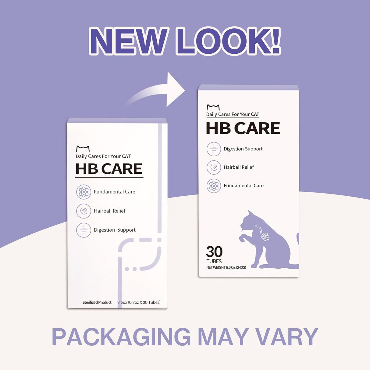 Dr.by HB Care Hairball Supplement for Cats 30 Paquetes