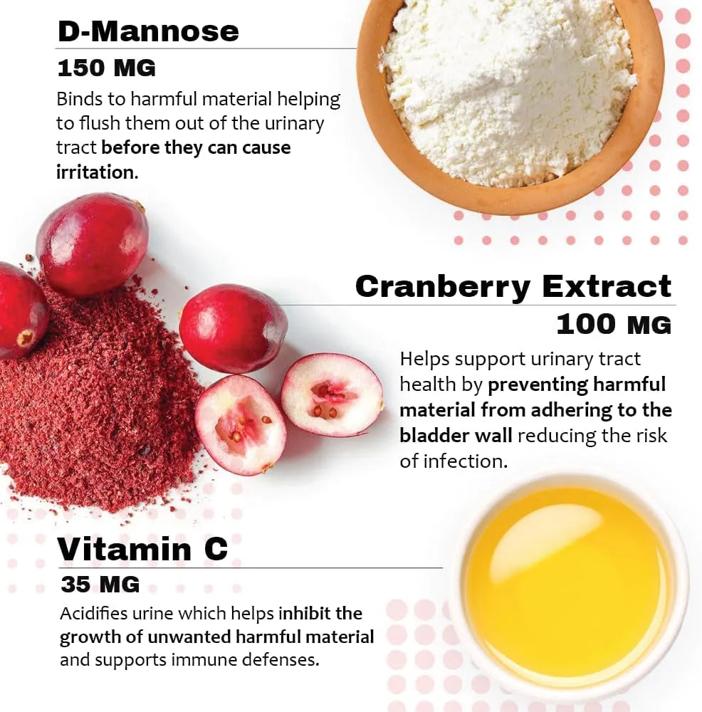 PET HEALTH SOLUTIONS - Pet Health Solutions Cranberry D-Mannose Urinary Tract Supplement for Dogs 60 Tabletas Masticables - The Red Vitamin MX - Salud De Tracto Urinario Para Perros - {{ shop.shopifyCountryName }}