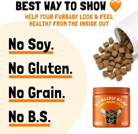 LEGITPET - LEGITPET Allergy Relief Chews for Dogs 120 Masticables - The Red Vitamin MX - Remedios Para La Picazón De Perros - {{ shop.shopifyCountryName }}