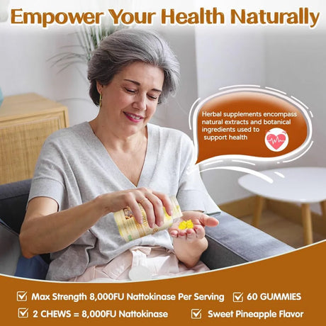 IIETRUIOM - IIEltruiom Nattokinase 8,000 FU Gummies 60 Gomitas - The Red Vitamin MX - Suplementos Alimenticios - {{ shop.shopifyCountryName }}