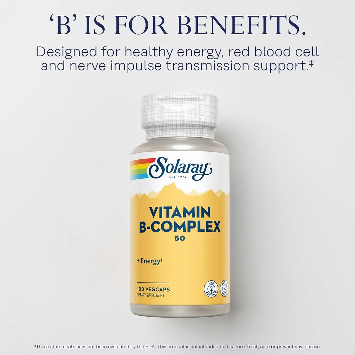 SOLARAY - SOLARAY Vitamin B Complex 50Mg. 100 Capsulas - The Red Vitamin MX - Suplementos Alimenticios - {{ shop.shopifyCountryName }}