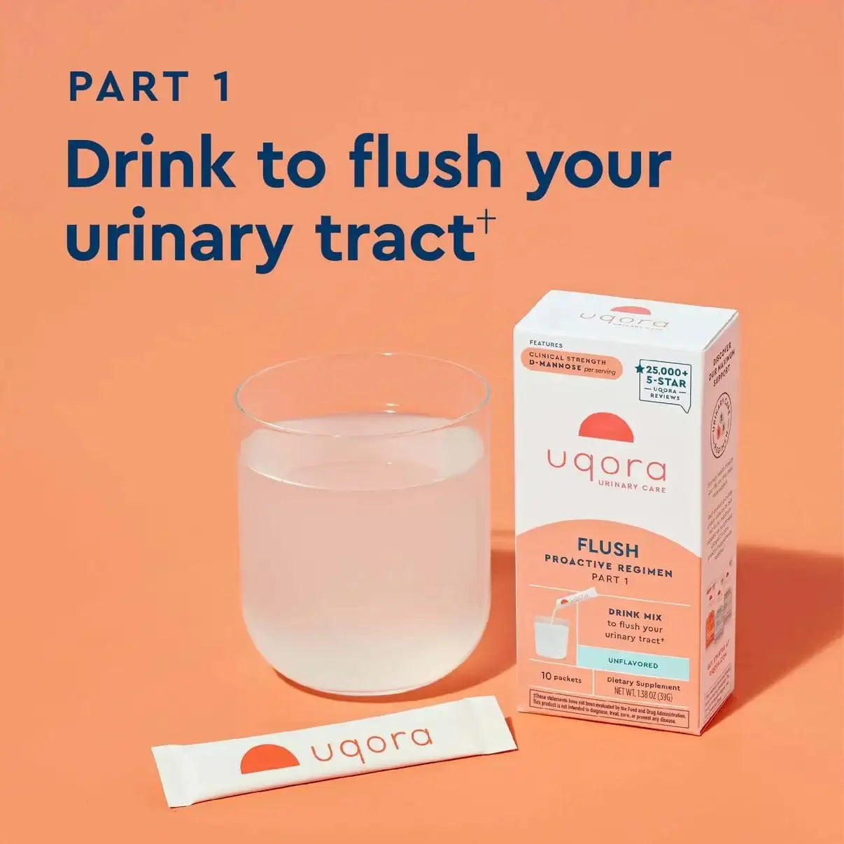 UQORA - Uqora Flush Urinary Tract Unflavored 10 Paquetes 2 Pack - The Red Vitamin MX - Suplementos Alimenticios - {{ shop.shopifyCountryName }}