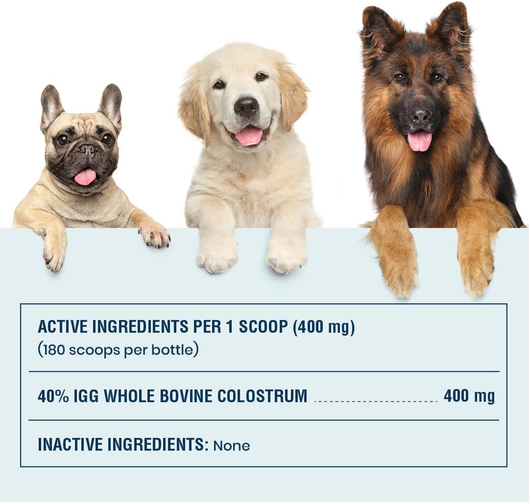Special Breed 40% IgG Grass Fed Colostrum for Dogs 71Gr.
