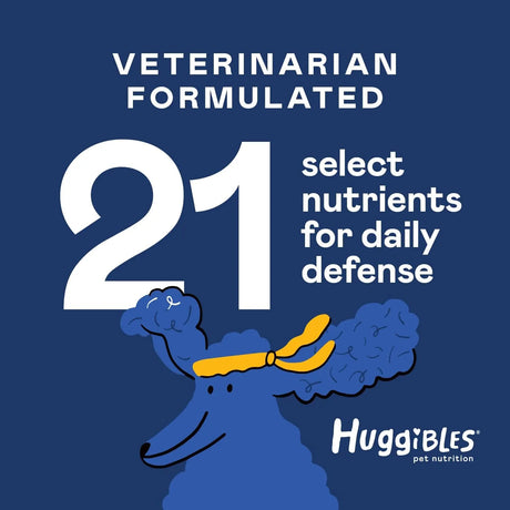 HUGGIBLES - Huggibles All-in-1 Dog Multivitamins 60 Masticables - The Red Vitamin MX - Multivitamínicos Para Perros - {{ shop.shopifyCountryName }}
