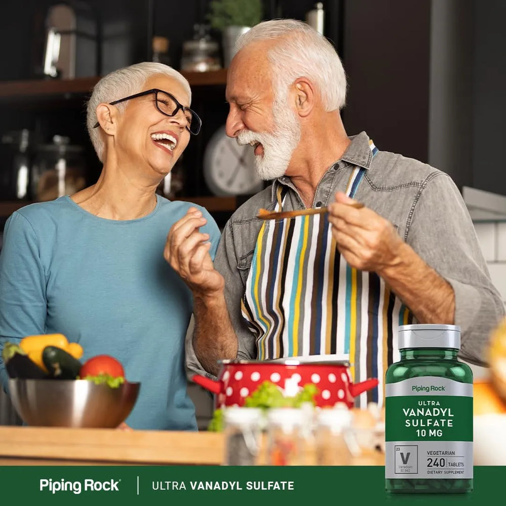 PIPING ROCK - Piping Rock Vanadyl Sulfate 10Mg. 240 Tabletas - The Red Vitamin MX - Suplementos Alimenticios - {{ shop.shopifyCountryName }}