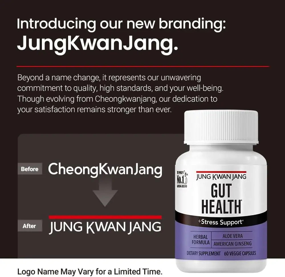 JUNGKWANJANG - JungKwanJang Gut Health Support with Aloe Vera and American Ginseng 60 Capsulas - The Red Vitamin MX - Suplementos Alimenticios - {{ shop.shopifyCountryName }}
