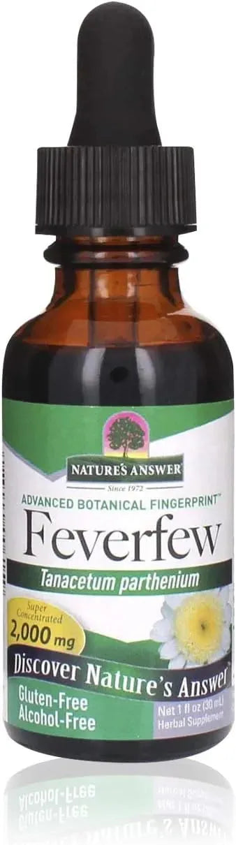 NATURE´S ANSWER - Nature's Answer Alcohol-Free Feverfew 2000Mg. 1 Fl.Oz. - The Red Vitamin MX - Suplementos Alimenticios - {{ shop.shopifyCountryName }}