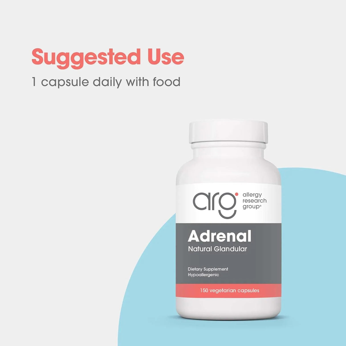 ALLERGY RESEARCH GROUP - Allergy Research Group Adrenal Support 150 Capsulas - The Red Vitamin MX - Suplementos Alimenticios - {{ shop.shopifyCountryName }}