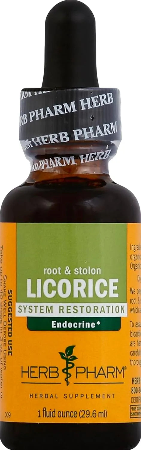 HERB PHARM - Herb Pharm Certified Organic Licorice Liquid Extract 1 Fl.Oz. - The Red Vitamin MX - Suplementos Alimenticios - {{ shop.shopifyCountryName }}