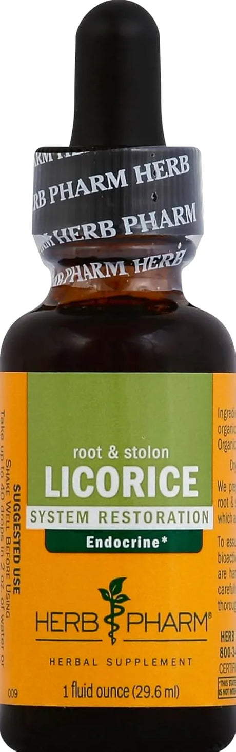 HERB PHARM - Herb Pharm Certified Organic Licorice Liquid Extract 1 Fl.Oz. - The Red Vitamin MX - Suplementos Alimenticios - {{ shop.shopifyCountryName }}