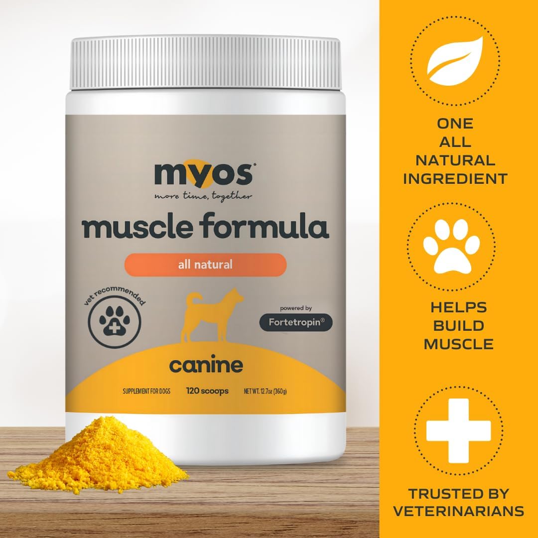 MYOS Canine Muscle Formula All-Natural Muscle Building Supplement 360Gr.