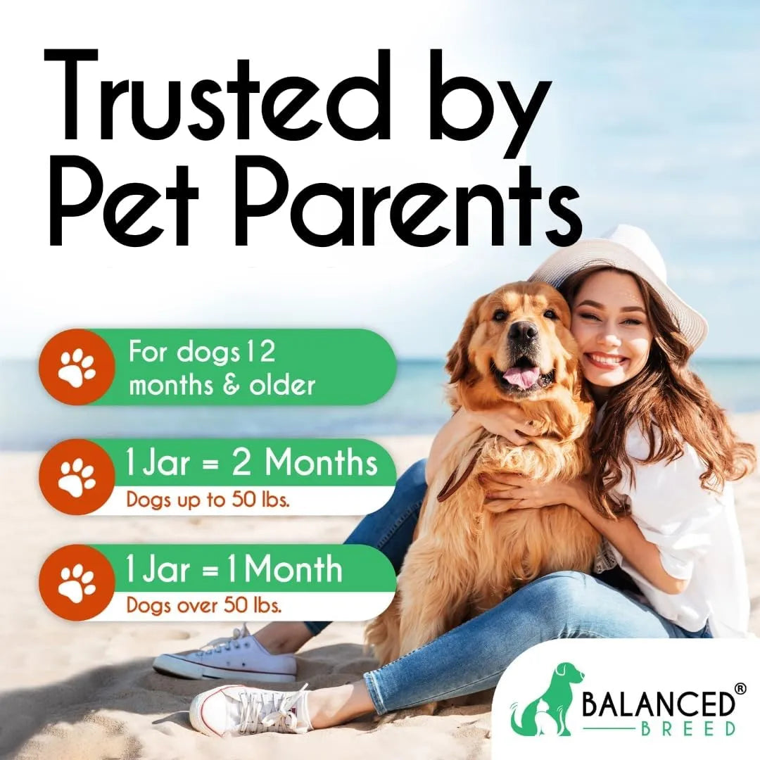BALANCED BREED - Balanced Breed All-in-1 Dog Vitamins 60 Masticables - The Red Vitamin MX - Multivitamínicos Para Perros - {{ shop.shopifyCountryName }}