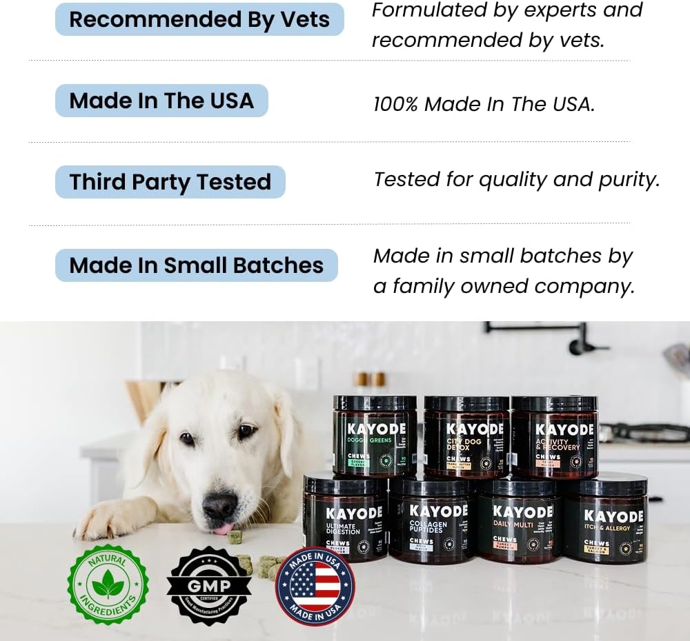 Kayode Collagen Puptides Dog Joint Supplement 90 Masticables