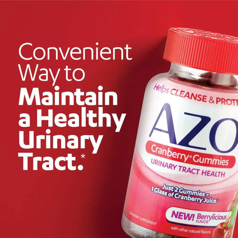 AZO - AZO Cranberry Urinary Tract Health Gummies 40 Gomitas - The Red Vitamin MX - Suplementos Alimenticios - {{ shop.shopifyCountryName }}