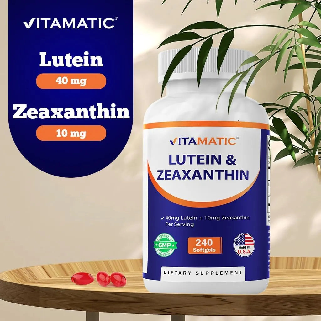 VITAMATIC - Vitamatic Lutein 40Mg. with Zeaxanthin 10Mg. 240 Capsulas Blandas - The Red Vitamin MX - Suplementos Alimenticios - {{ shop.shopifyCountryName }}