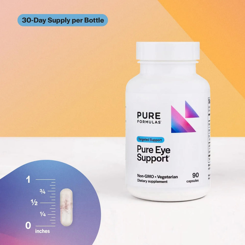 PUREFORMULAS - PureFormulas Pure Eye Support Lutein and Zeaxanthin 90 Capsulas - The Red Vitamin MX - Suplementos Alimenticios - {{ shop.shopifyCountryName }}