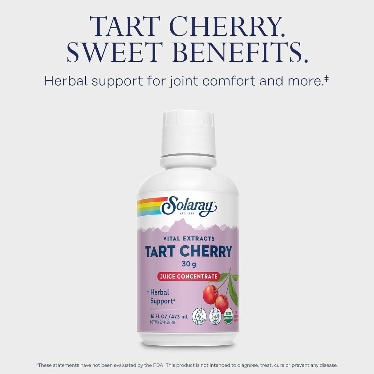 SOLARAY - Solaray Organic Tart Cherry 100% Juice Concentrate 473Ml. - The Red Vitamin MX - Suplementos Alimenticios - {{ shop.shopifyCountryName }}