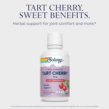 SOLARAY - Solaray Organic Tart Cherry 100% Juice Concentrate 473Ml. - The Red Vitamin MX - Suplementos Alimenticios - {{ shop.shopifyCountryName }}
