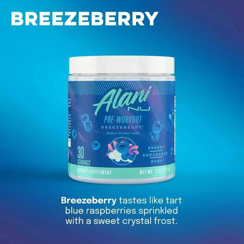 ALANI NU - Alani Nu Pre Workout Powder BREEZEBERRY 30 Servicios 312Gr. - The Red Vitamin MX - Suplementos Alimenticios - {{ shop.shopifyCountryName }}
