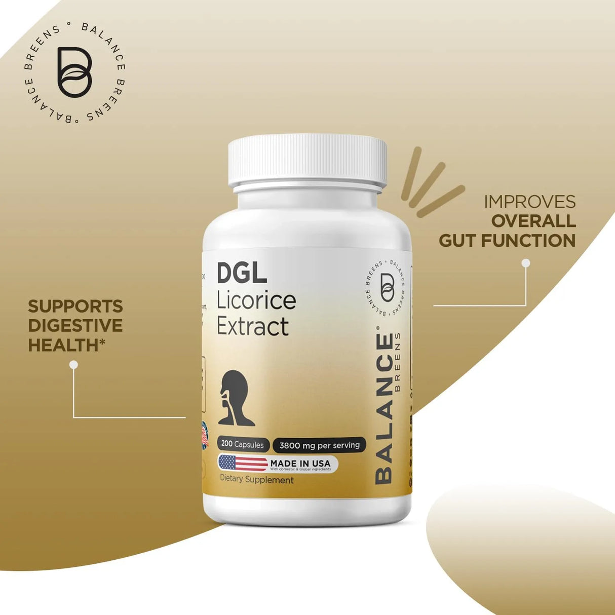 BALANCE BREENS - Balancebreens DGL Deglycyrrhizinated Licorice 3800Mg. 200 Capsulas - The Red Vitamin MX - Suplementos Alimenticios - {{ shop.shopifyCountryName }}