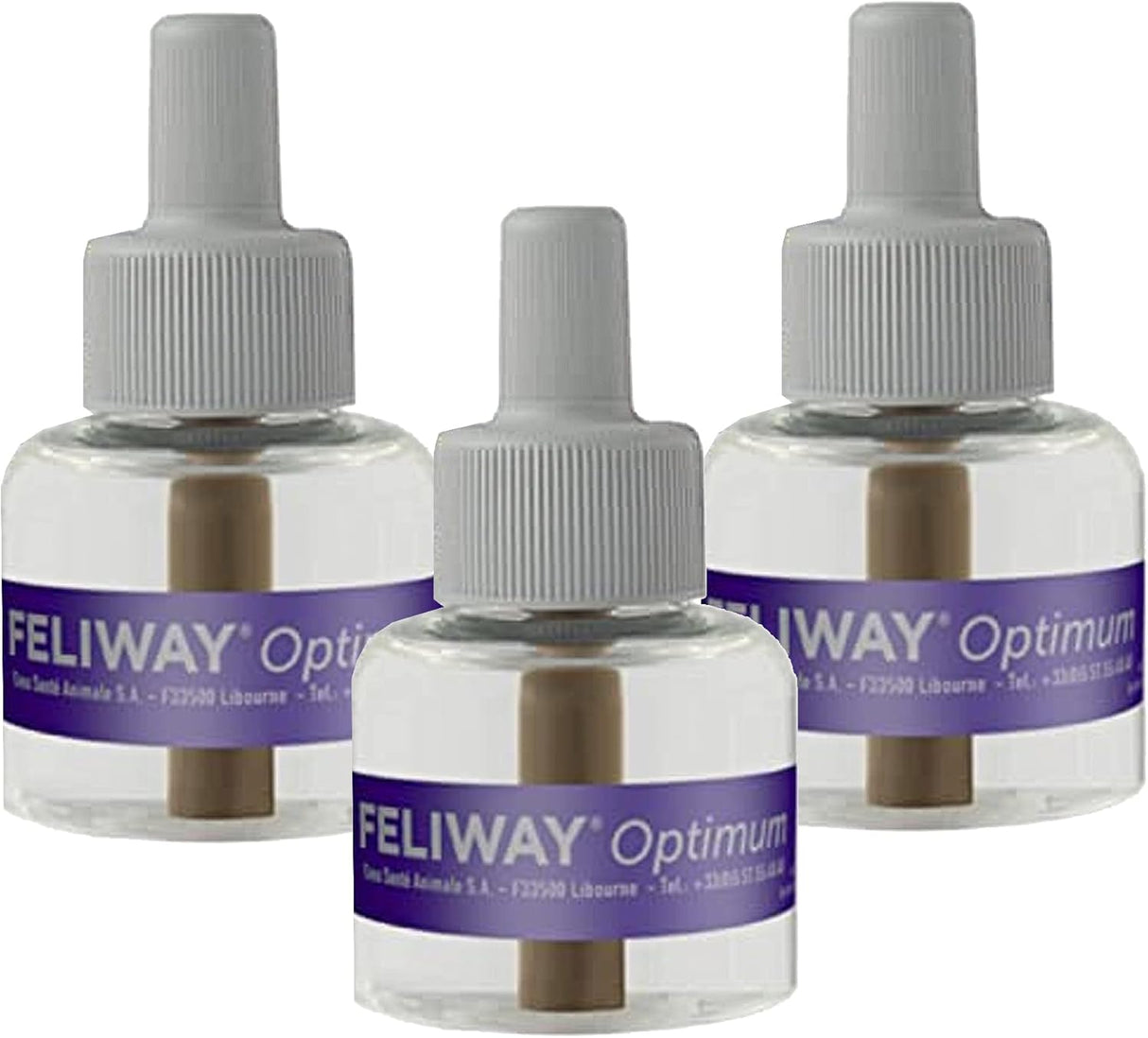 FELIWAY Optimum 30 Day Cat Calming Refill for Pheromone Diffuser 3 Pack