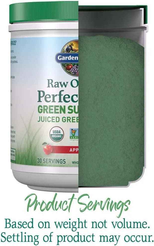 GARDEN OF LIFE - Garden of Life Raw Organic Perfect Food Green Superfood Juiced Greens Powder 30 Servicios Apple Flavor 231Gr. - The Red Vitamin MX - Suplementos Alimenticios - {{ shop.shopifyCountryName }}