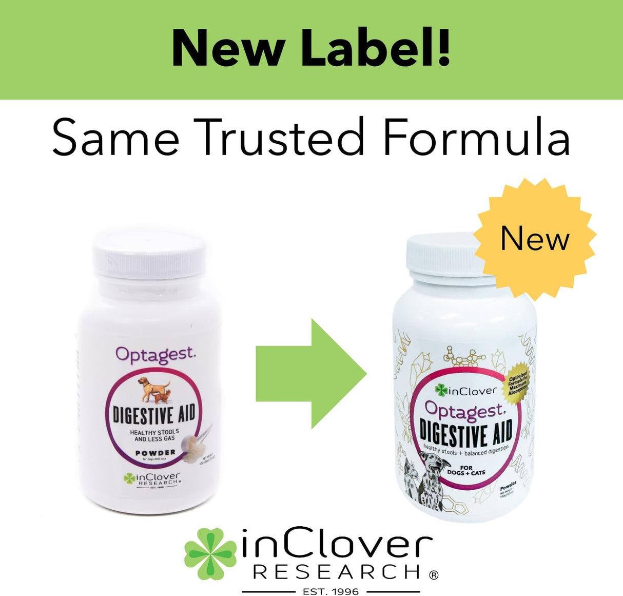 InClover Optagest Natural Digestive Aid 300Gr.