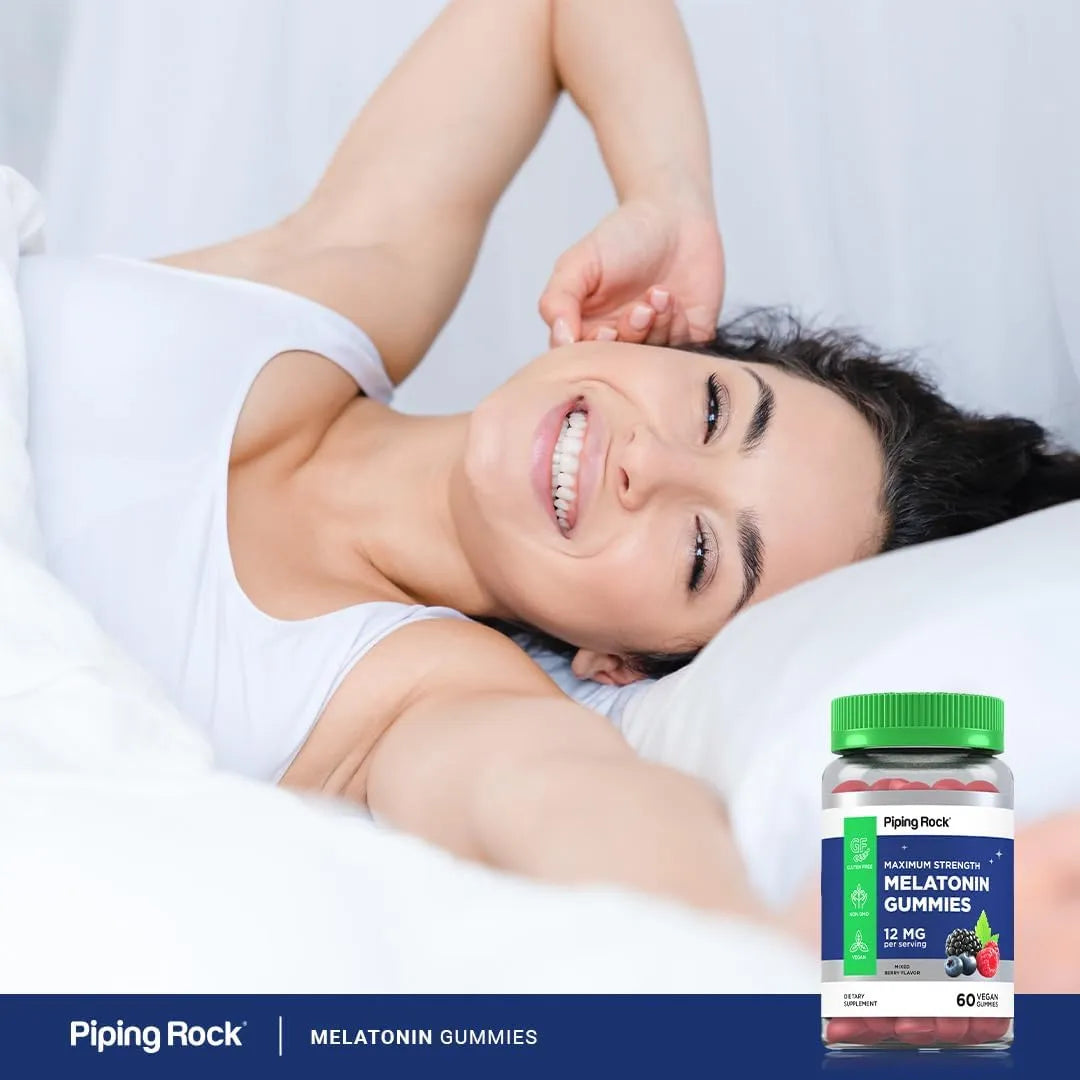 PIPING ROCK - Piping Rock Melatonin Gummies 12Mg. 60 Gomitas - The Red Vitamin MX - Suplementos Alimenticios - {{ shop.shopifyCountryName }}
