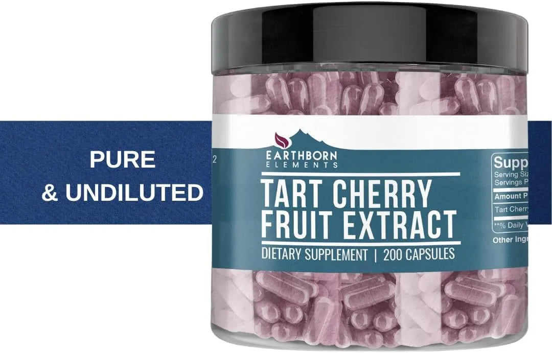 EARTHBORN ELEMENTS - Earthborn Elements Tart Cherry Extract 200 Capsulas - The Red Vitamin MX - Suplementos Alimenticios - {{ shop.shopifyCountryName }}