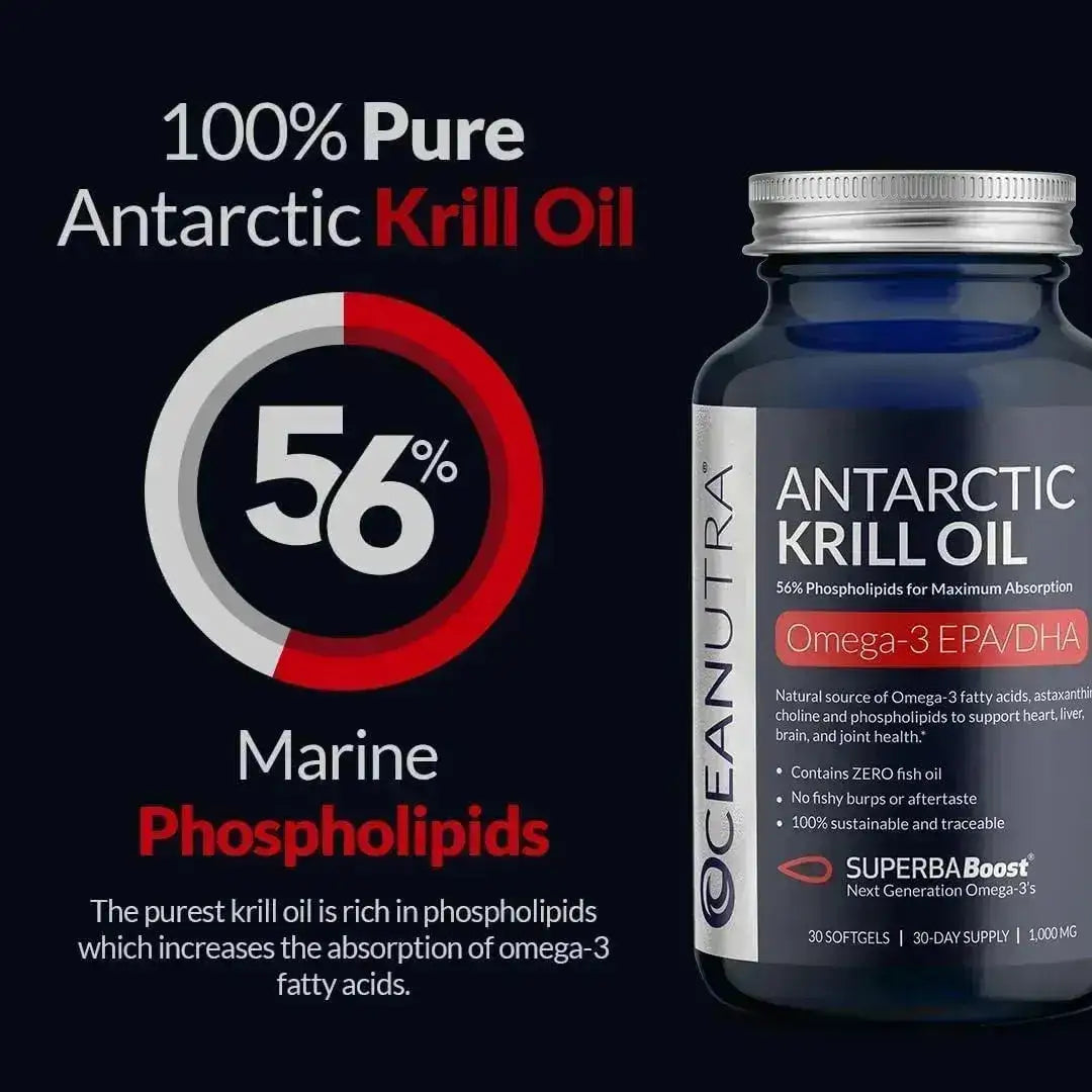OCEANUTRA - Oceanutra 100% Pure Krill Oil 1000Mg. 60 Capsulas Blandas - The Red Vitamin MX - Suplementos Alimenticios - {{ shop.shopifyCountryName }}