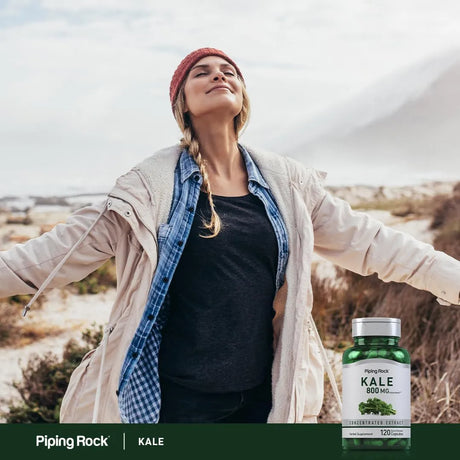PIPING ROCK - Piping Rock Kale Extract 800Mg. 120 Capsulas - The Red Vitamin MX - Suplementos Alimenticios - {{ shop.shopifyCountryName }}