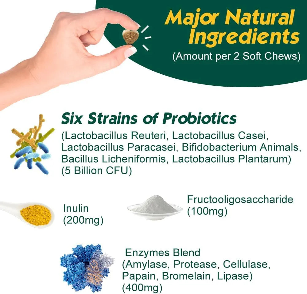 PETRIMINS - PetriMins Advanced Probiotic for Dogs Chicken Flavor 90 Masticables - The Red Vitamin MX - Probióticos Para Perros - {{ shop.shopifyCountryName }}