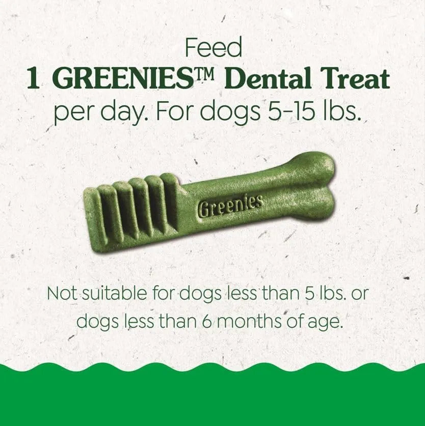 GREENIES - Greenies Puppy Teenie Size Natural Dental Dog Treats 43 Piezas - The Red Vitamin MX - Cuidado Dental Para Perros - {{ shop.shopifyCountryName }}