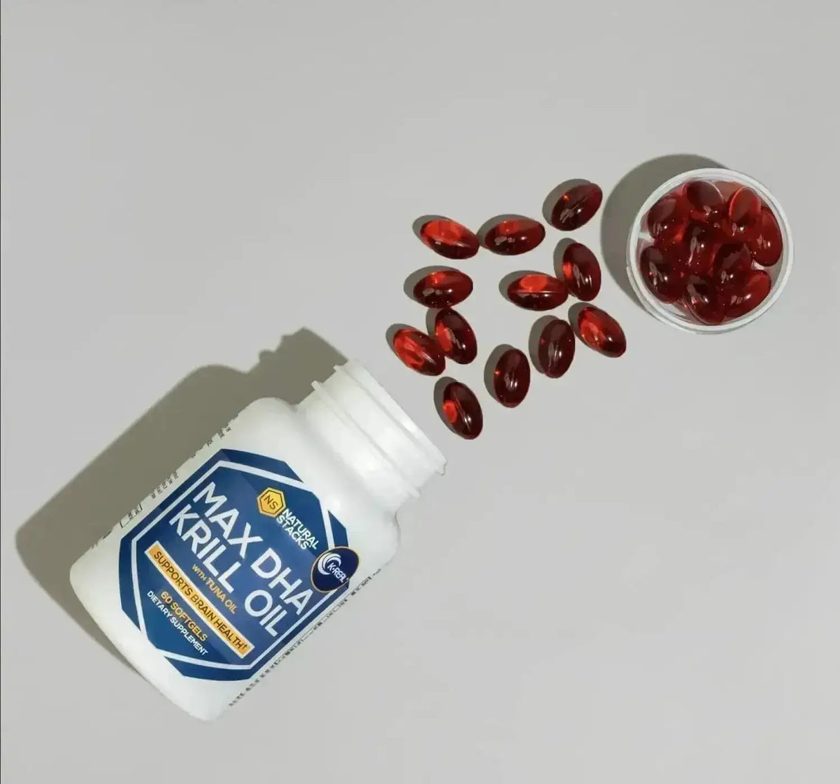 NATURAL STACKS - NATURAL STACKS Antarctic Krill Oil 60 Capsulas Blandas - The Red Vitamin MX - Suplementos Alimenticios - {{ shop.shopifyCountryName }}